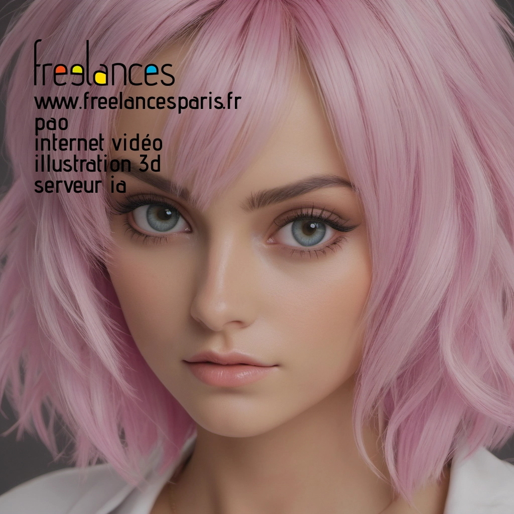 Pao mise en page internet vidéo illustration 3d serveur IA générative AI freelance paris studio de création magazines 8l5ku590